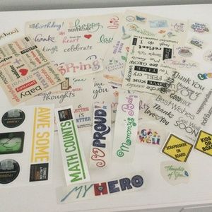 Stickers - words and sayings